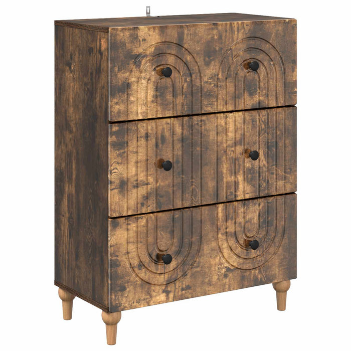 Dulap cu sertare Stejar fumuriu 66 x 34,5 x 90 cm - WALTI WALTI