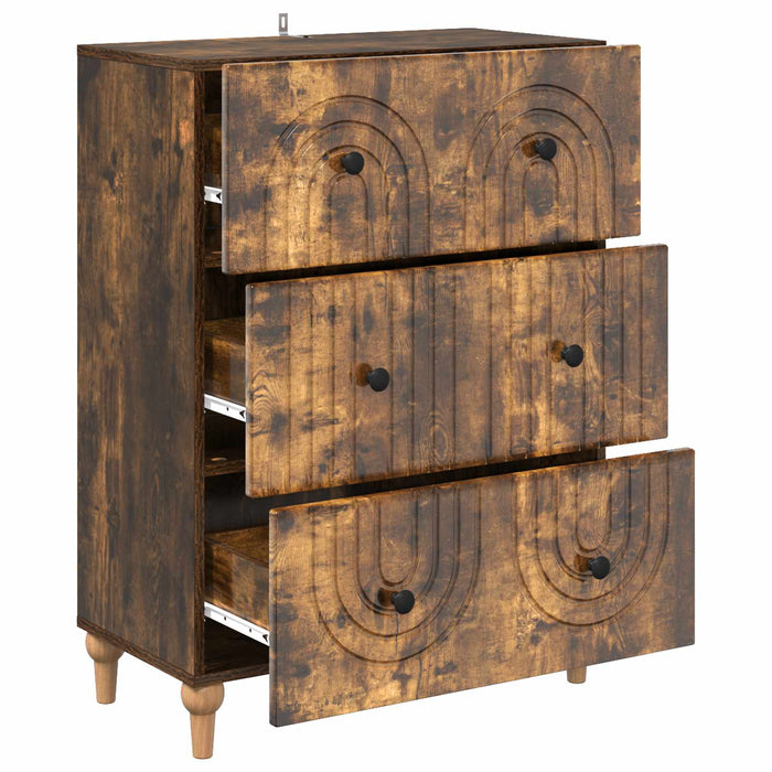 Dulap cu sertare Stejar fumuriu 66 x 34,5 x 90 cm - WALTI WALTI