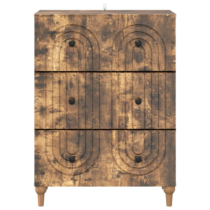 Dulap cu sertare Stejar fumuriu 66 x 34,5 x 90 cm - WALTI WALTI