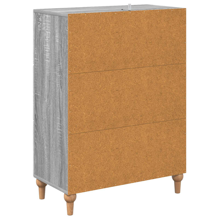Dulap cu sertare Sonoma gri 66 x 34,5 x 90 cm Lemn prelucrat - WALTI WALTI