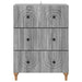 Dulap cu sertare Sonoma gri 66 x 34,5 x 90 cm Lemn prelucrat - WALTI WALTI