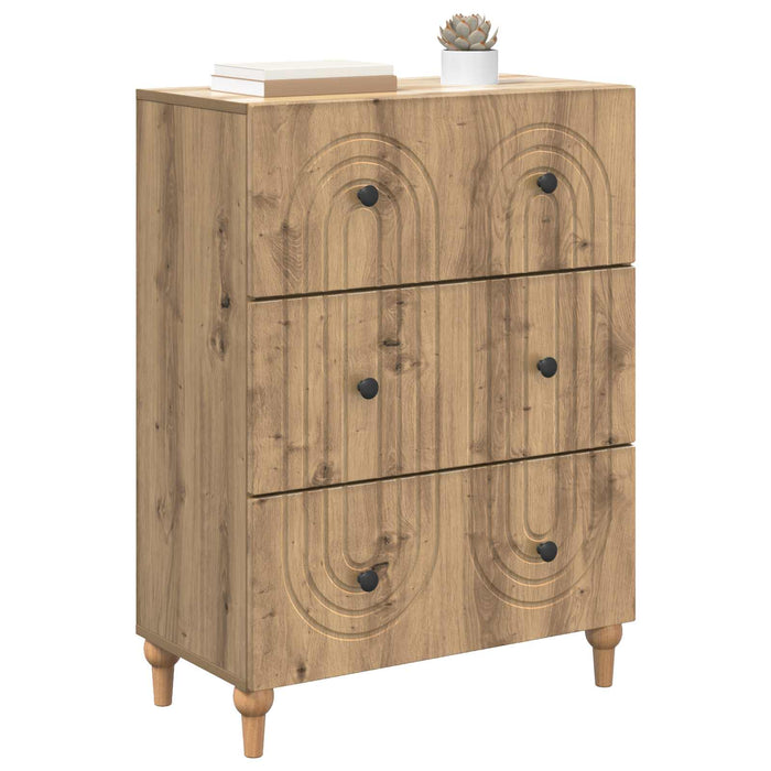Dulap cu sertare Stejar Artizanal 66 x 34,5 x 90 cm - WALTI WALTI
