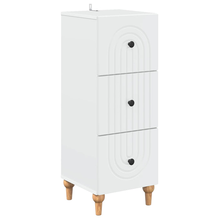 Dulap cu sertare Alb 33 x 34,5 x 90 cm Lemn prelucrat - WALTI WALTI