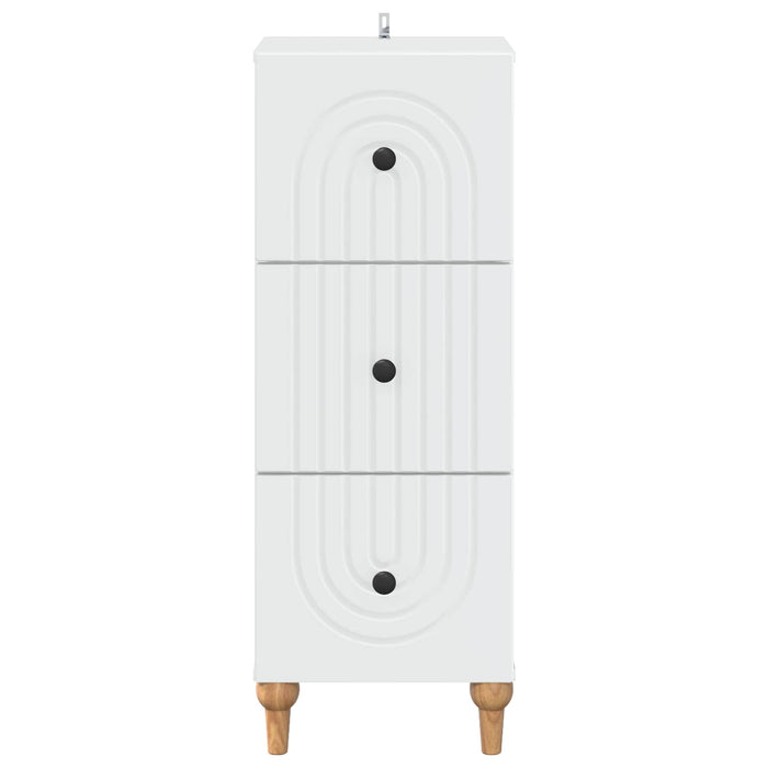 Dulap cu sertare Alb 33 x 34,5 x 90 cm Lemn prelucrat - WALTI WALTI