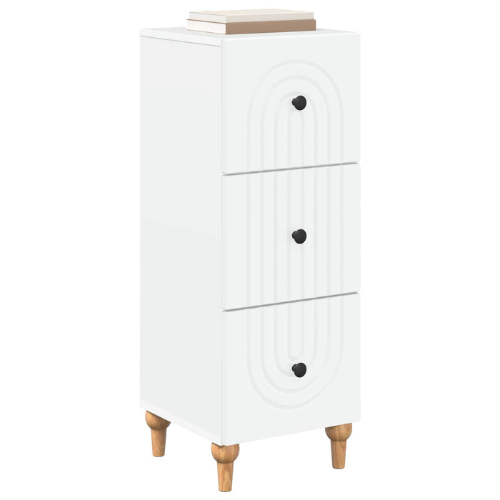 Dulap cu sertare Alb 33 x 34,5 x 90 cm Lemn prelucrat - WALTI WALTI