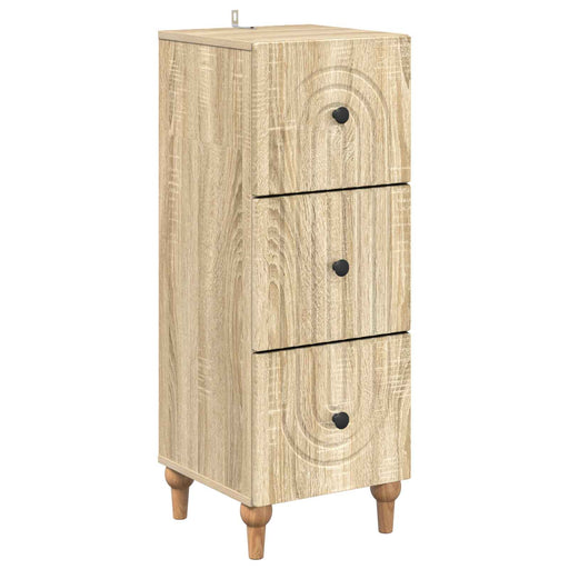 Dulap cu sertare Stejar Sonoma 33 x 34,5 x 90 cm Lemn prelucrat - WALTI WALTI