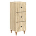 Dulap cu sertare Stejar Sonoma 33 x 34,5 x 90 cm Lemn prelucrat - WALTI WALTI