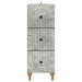Dulap cu sertare Gri Beton 33 x 34,5 x 90 cm Lemn prelucrat - WALTI WALTI