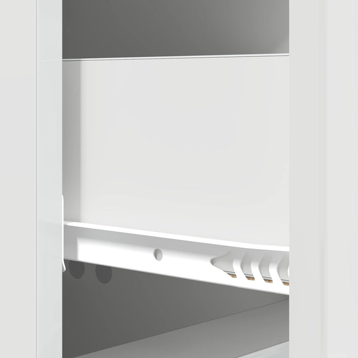 Dulap cu sertare Alb foarte lucios 33 x 34,5 x 90 cm - WALTI WALTI