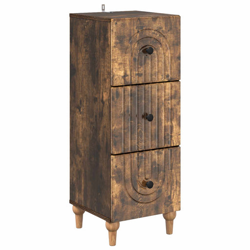 Dulap cu sertare Stejar fumuriu 33 x 34,5 x 90 cm - WALTI WALTI