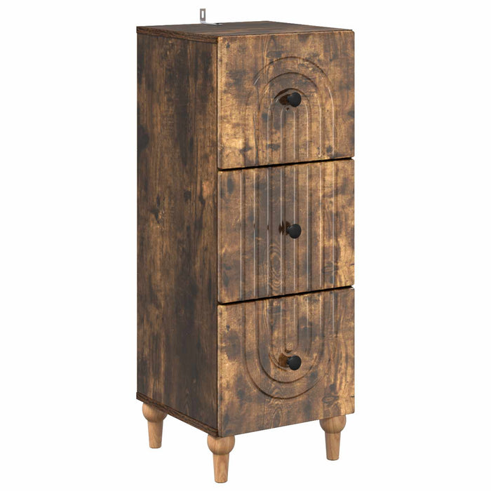 Dulap cu sertare Stejar fumuriu 33 x 34,5 x 90 cm - WALTI WALTI
