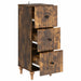 Dulap cu sertare Stejar fumuriu 33 x 34,5 x 90 cm - WALTI WALTI