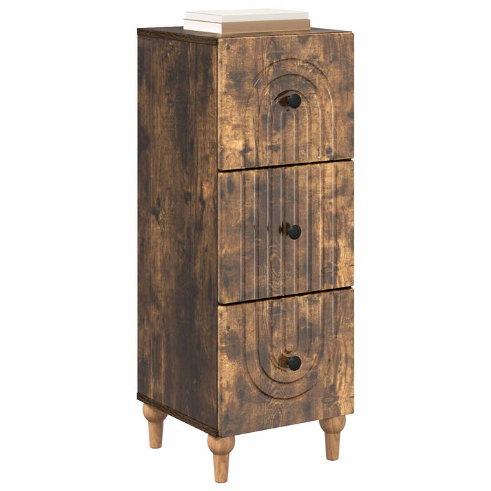 Dulap cu sertare Stejar fumuriu 33 x 34,5 x 90 cm - WALTI WALTI