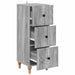 Dulap cu sertare Sonoma gri 33 x 34,5 x 90 cm Lemn prelucrat - WALTI WALTI