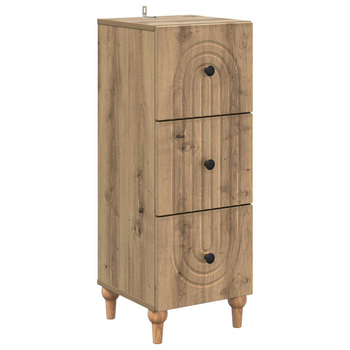 Dulap cu sertare Stejar Artizanal 33 x 34,5 x 90 cm - WALTI WALTI