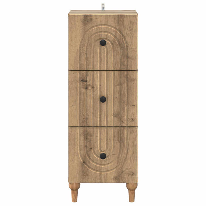 Dulap cu sertare Stejar Artizanal 33 x 34,5 x 90 cm - WALTI WALTI