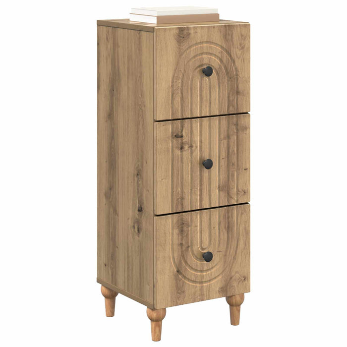 Dulap cu sertare Stejar Artizanal 33 x 34,5 x 90 cm - WALTI WALTI