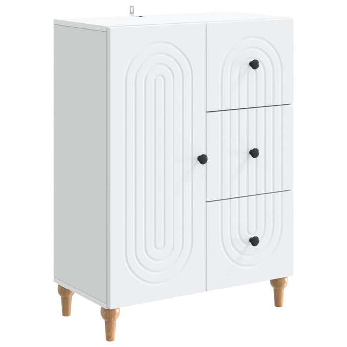 Bufet cu sertar Alb 66 x 34,5 x 90 cm Lemn prelucrat - WALTI WALTI