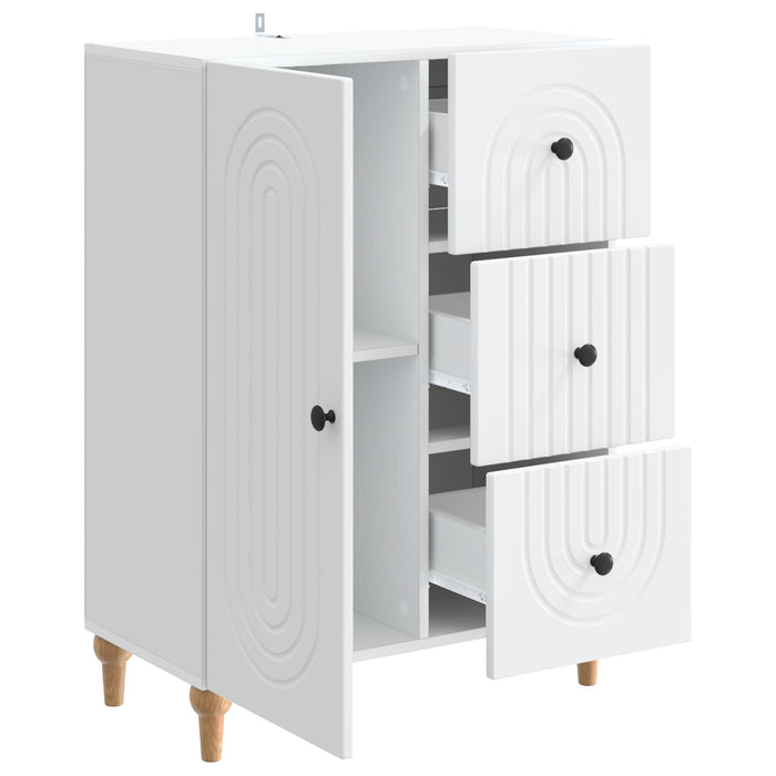 Bufet cu sertar Alb 66 x 34,5 x 90 cm Lemn prelucrat - WALTI WALTI