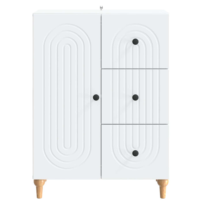 Bufet cu sertar Alb 66 x 34,5 x 90 cm Lemn prelucrat - WALTI WALTI