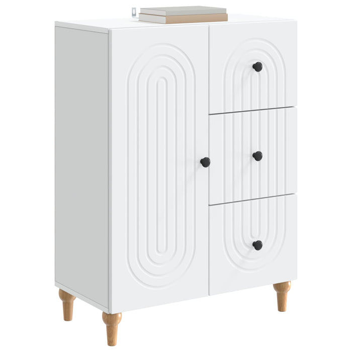 Bufet cu sertar Alb 66 x 34,5 x 90 cm Lemn prelucrat - WALTI WALTI