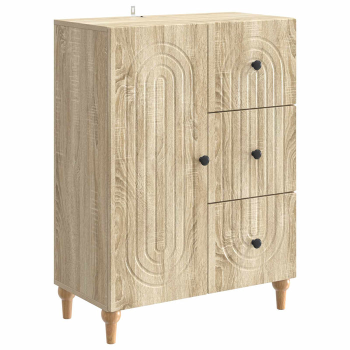 Bufet cu sertar Stejar Sonoma 66 x 34,5 x 90 cm Lemn prelucrat - WALTI WALTI