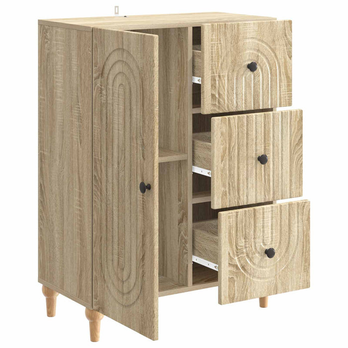 Bufet cu sertar Stejar Sonoma 66 x 34,5 x 90 cm Lemn prelucrat - WALTI WALTI