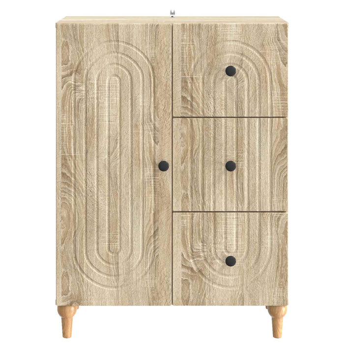 Bufet cu sertar Stejar Sonoma 66 x 34,5 x 90 cm Lemn prelucrat - WALTI WALTI