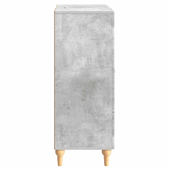 Bufet cu sertar Gri Beton 66 x 34,5 x 90 cm Lemn prelucrat - WALTI WALTI