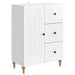 Bufet Alb foarte lucios 66 x 34,5 x 90 cm Lemn prelucrat - WALTI WALTI