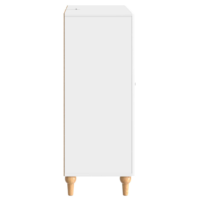 Bufet Alb foarte lucios 66 x 34,5 x 90 cm Lemn prelucrat - WALTI WALTI