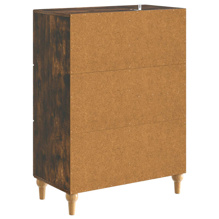 Bufet cu sertar Stejar fumuriu 66 x 34,5 x 90 cm Lemn prelucrat - WALTI WALTI