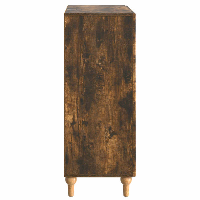 Bufet cu sertar Stejar fumuriu 66 x 34,5 x 90 cm Lemn prelucrat - WALTI WALTI