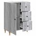Bufet cu sertar Sonoma gri 66 x 34,5 x 90 cm Lemn prelucrat - WALTI WALTI