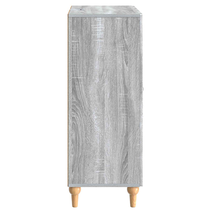 Bufet cu sertar Sonoma gri 66 x 34,5 x 90 cm Lemn prelucrat - WALTI WALTI