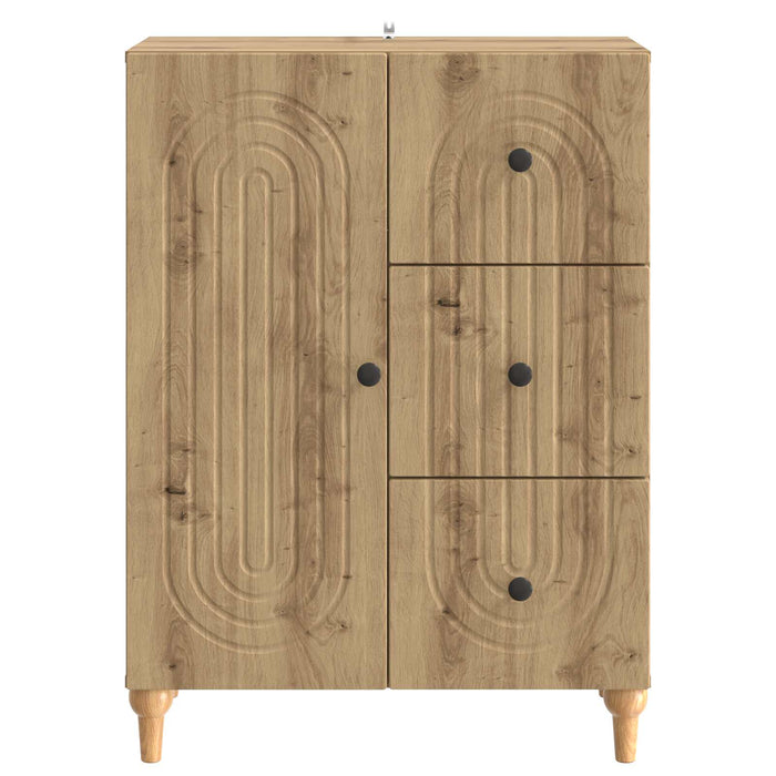 Bufet Stejar Artizanal 66 x 34,5 x 90 cm Lemn prelucrat - WALTI WALTI