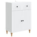 Bufet cu sertar Alb 66 x 34,5 x 90 cm Lemn prelucrat - WALTI WALTI