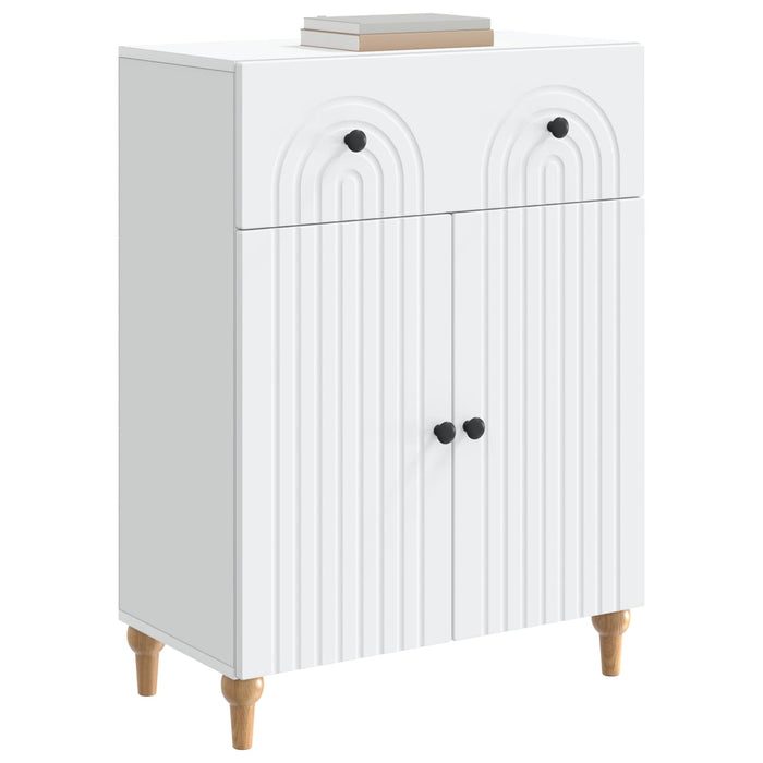 Bufet cu sertar Alb 66 x 34,5 x 90 cm Lemn prelucrat - WALTI WALTI