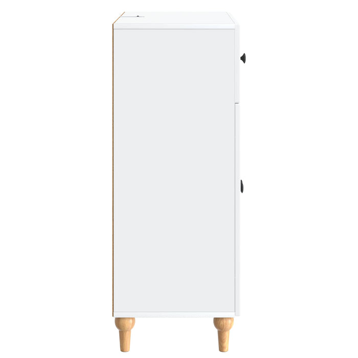Bufet cu sertar Alb 66 x 34,5 x 90 cm Lemn prelucrat - WALTI WALTI