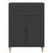 Bufet cu sertar Negru 66 x 34,5 x 90 cm Lemn prelucrat - WALTI WALTI
