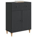 Bufet cu sertar Negru 66 x 34,5 x 90 cm Lemn prelucrat - WALTI WALTI