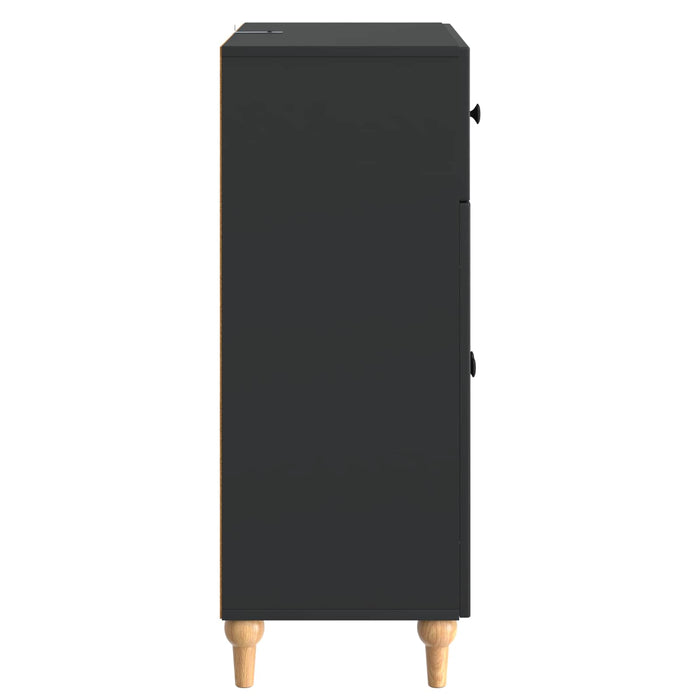 Bufet cu sertar Negru 66 x 34,5 x 90 cm Lemn prelucrat - WALTI WALTI