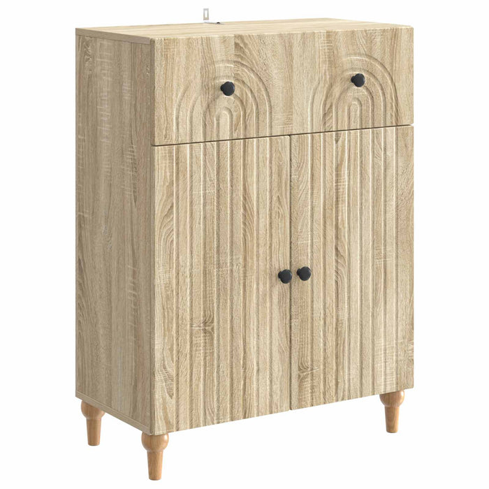 Bufet cu sertar Stejar Sonoma 66 x 34,5 x 90 cm Lemn prelucrat - WALTI WALTI