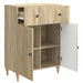 Bufet cu sertar Stejar Sonoma 66 x 34,5 x 90 cm Lemn prelucrat - WALTI WALTI