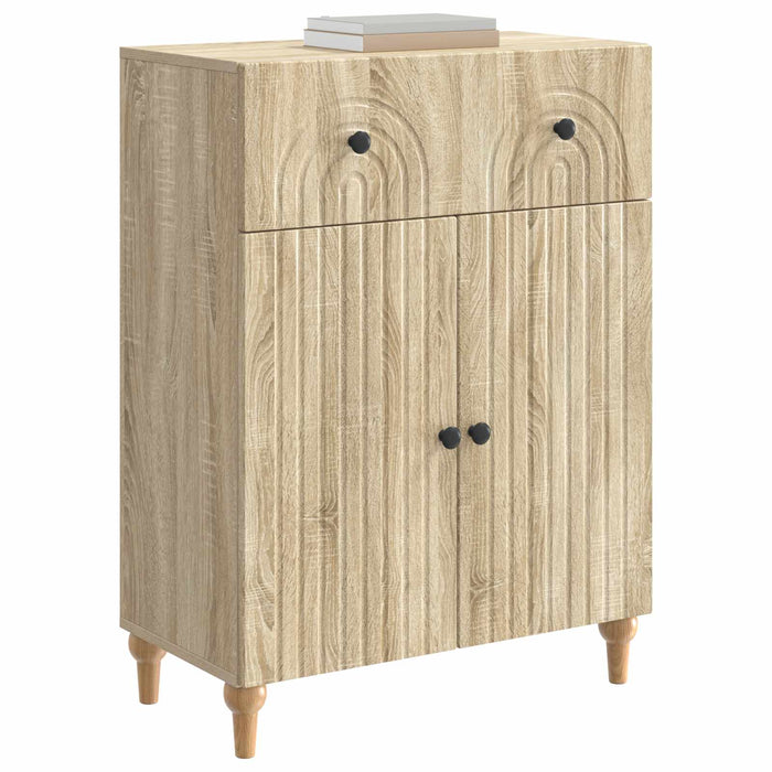 Bufet cu sertar Stejar Sonoma 66 x 34,5 x 90 cm Lemn prelucrat - WALTI WALTI