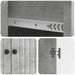 Bufet cu sertar Gri Beton 66 x 34,5 x 90 cm Lemn prelucrat - WALTI WALTI
