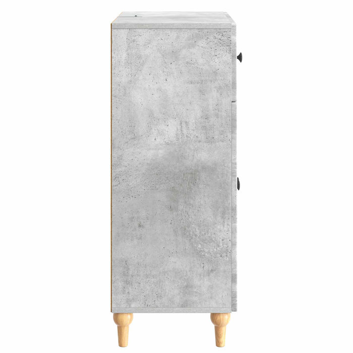 Bufet cu sertar Gri Beton 66 x 34,5 x 90 cm Lemn prelucrat - WALTI WALTI