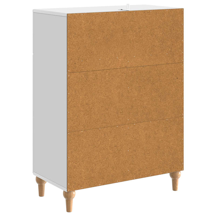Bufet Alb foarte lucios 66 x 34,5 x 90 cm Lemn prelucrat - WALTI WALTI