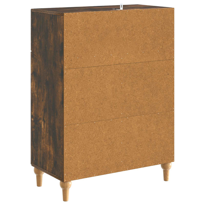 Bufet cu sertar Stejar fumuriu 66 x 34,5 x 90 cm Lemn prelucrat - WALTI WALTI