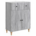 Bufet cu sertar Sonoma gri 66 x 34,5 x 90 cm Lemn prelucrat - WALTI WALTI